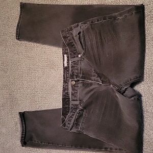 Aeropostale Slim Straight Black Jeans 32×32